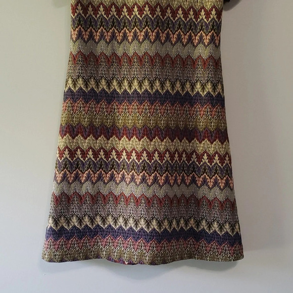 Eliza J Dress 12 Short Sleeve Bohemian Aztec Office Career Academic Crochet Knit - Picture 8 of 11